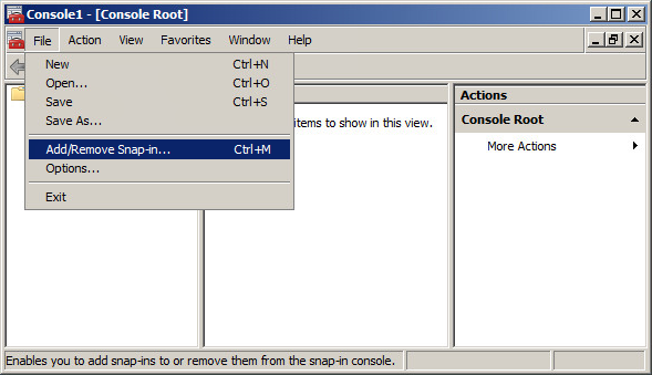 Local Machine Certificate Store via MMC